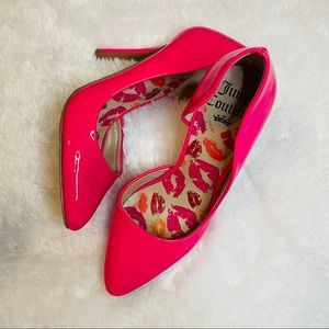 Hot pink Juicy couture heels